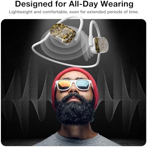 Purity Air Open Ear Headphones – Advanced True Air Conduction Wireless Bluetooth Earbuds with Dual Mic for Clear Calls – Ergonomic, Sweat-Resistant Design for Active Lifestyles – Compatible with i Phone & Android – Ultimate Comfort and Audio Awareness