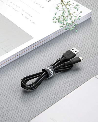 Powerline II Lightning Cable by Anker – MFi Certified 3 FT USB Charging & Sync Cord for i Phone 11, SE, Xs, XR, and More – Durable, High-Speed Data Transfer, Tangle-Free Design for Everyday Convenience and Travel
