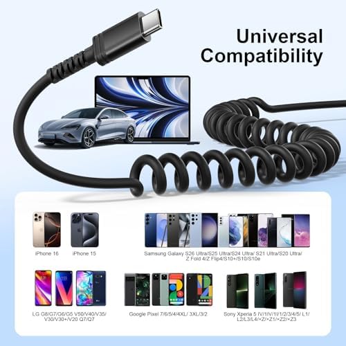 Dual-Port Fast Charge Car Charger Bundle – 38 W USB-C Power Adapter with 6 FT Type-C Cable for i Phone 15/16 Pro & i Pad – Boxeroo Multi-Device Auto Charger with QC 3.0 & PD Compatibility for Ultimate On-the-Go Power Efficiency – Sleek, Durable Design for Enhanced Vehicle Connectivity