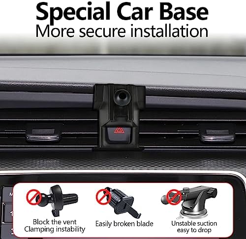 Nissan Kicks 2018-2024 Custom Car Phone Holder Mount – Durable Gravity Smartphone Bracket for Enhanced Safety & Convenience – Tool-Free Installation with 360° Rotation for Optimal Viewing – Perfect Mobile Accessory for S, SR, SV & T Models