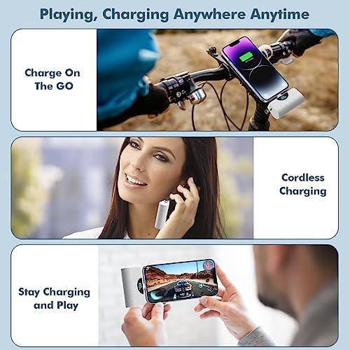 Ultra-Compact 5200 m Ah Power Bank for i Phone – 20 W PD Fast Charging Mini Portable Charger for i Phone 14 Pro Max/14/13/12/11/XR/X/8/7/6/SE – Lightweight Battery Pack with Intelligent Charging Technology for On-the-Go Power