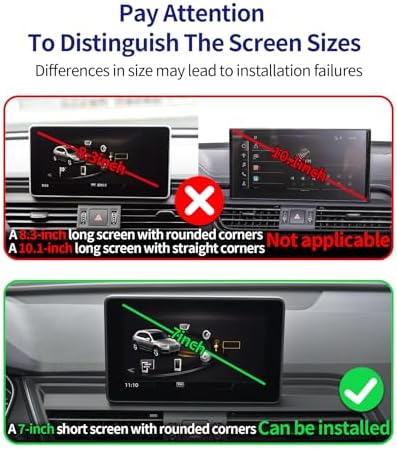 Car Phone Holder for 2021-2025 Audi Q5/2020-2025 A5/S5/RS5/20-25 A4/S4, 360° Rotation, 10.1 inch Screen Fixed Clip, Auto Accessories Navigation Bracket – Enhanced Compatibility and Speed
