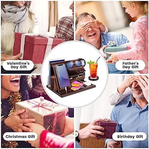 Premium 3-in-1 Wooden Charging Stand for i Phone 16/15/14/13/12 & Apple Watch – Ultimate Nightstand Organizer for Men – Ideal Gift for Dad, Husband, Boyfriend, or Son – Enhanced Speed & Compatibility with Air Pods – Perfect for Father’s Day, Anniversaries & Holidays – Stylish & Functional i Phone Charger Station for All Apple Devices – A Must-Have Tech Accessory for the Modern Man – Elevate Your Gifting with This Unique Natural Wood Design – Effortlessly Charge Your i Phone, Apple Watch, and Air Pods in One Sleek Station – Standby Mode Convenience Meets Aesthetic Appeal – Perfect for Home or Office Use – Impress Your Loved Ones with a Thoughtful and Practical Gift that Combines Style and Utility – The Go-To Choice for Apple Enthusiasts Seeking Quality & Performance in Charging Solutions.