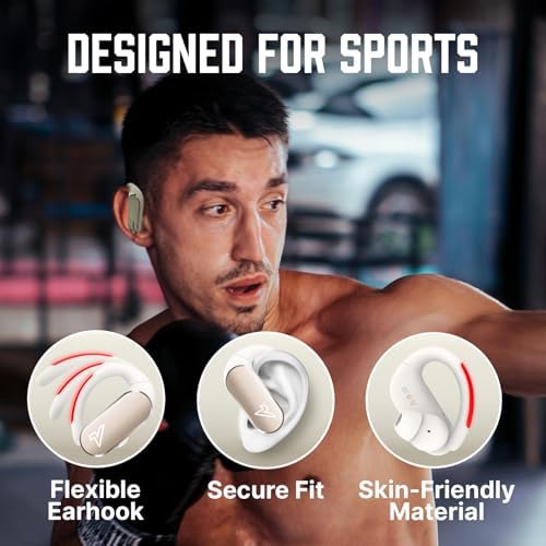 Experience Unmatched Audio Freedom with VOKALEN Reflex Pro Wireless Sport Earbuds – Superior Active Noise Cancellation, IP68 Waterproof Design, Ergonomic Secure Fit, and 50-Hour Battery Life for Uninterrupted Workouts and Leisure Activities (Black)