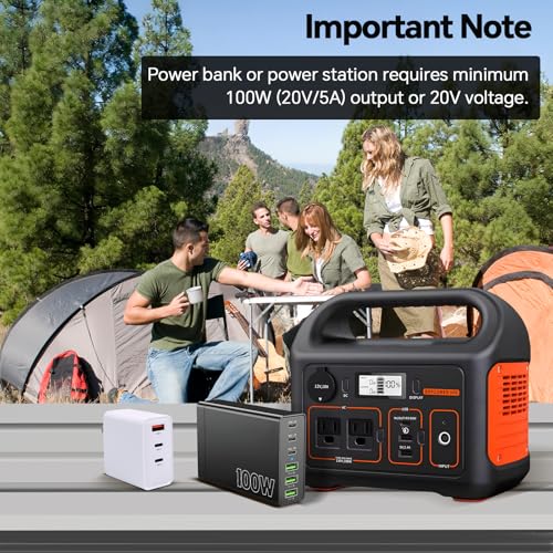 Starlink Mini Power Cable – 3 M/9.8 FT USB C to DC Power Cable with 18 AWG Copper Wire, Waterproof Design for Ultimate Durability, Compatible with 100 W+ Power Banks & 20 V PD Chargers – Fast Charging & Enhanced Connectivity Solutions for Outdoor Use