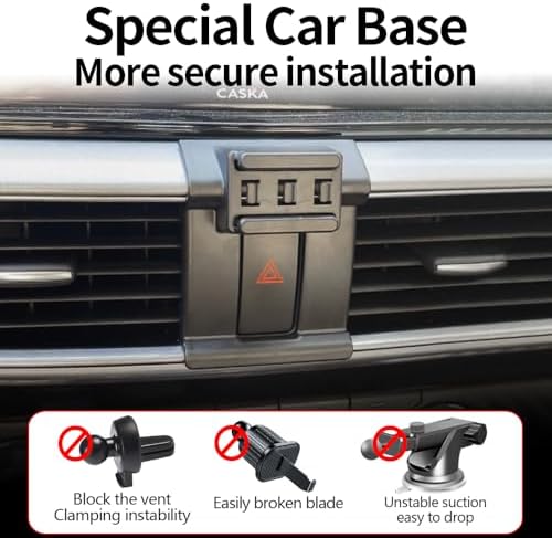 Mazda CX-5 2013-2016 Custom Fit Car Phone Holder – 360-Degree Rotation Dashboard Mount for Enhanced Navigation & Safety – Sleek Mobile Device Cradle Accessory for Ultimate Driving Convenience