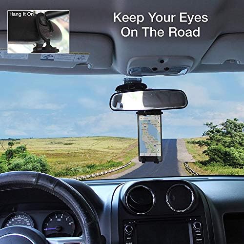 Ultimate Bondi Plus Flex Adjustable Phone Holder & Stand – Flexible Silicone Mount for Cars, Bikes & Desks – Compatible with Large Smartphones up to 6.75″ – Perfect for i Phone Xs, XR, 11, SE & Samsung Galaxy S10, S20 – Convenient Hands-Free Navigation & Streaming – Durable, Lightweight Design in Blue