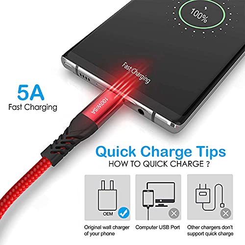 15 FT USB C to USB C Charging Cable – 100 W Fast Power Delivery for i Phone 15 Pro Max, Mac Book Air, i Pad Pro, Samsung Galaxy, One Plus, Google Pixel, PS5 & Xbox – Ultimate Durability and Enhanced Compatibility for Rapid Charging and Data Transfer