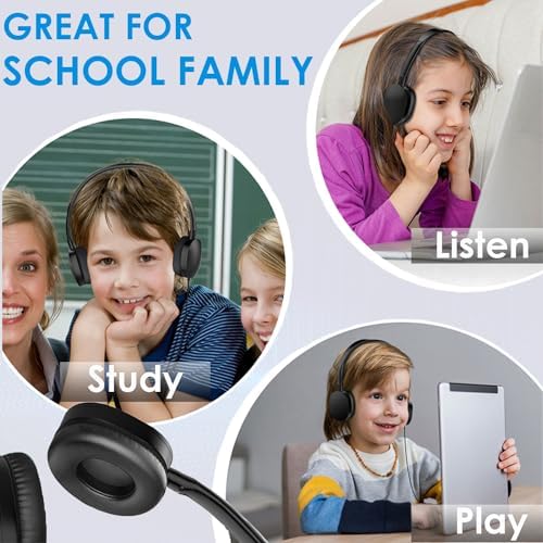 Classroom-Ready 10 Pack Kids Headphones – Ultra-Comfortable & Robust Earbuds for Students, Toddlers, and Teens – Superior Sound Quality & Multi-Device Compatibility – Perfect Headphone Set for Enriching Educational Engagement