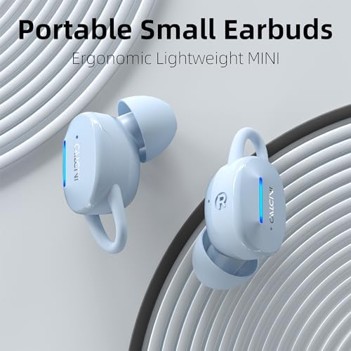 IPX8 Waterproof Wireless Earbuds with Touch Control – Bluetooth 5.3 Headphones for Sports & Workouts, Deep Bass Sound, Ergonomic Fit, and 30-Hour Playtime for Ultimate Audio Enjoyment and Active Lifestyle