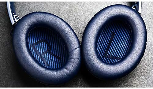 Ultimate Comfort Earpads for Bose QC35 & QC35 II – Luxurious Leather Design with Superior Noise Isolation Foam and Enhanced Thickness for Optimal Listening – Stylish Grey Replacement Cushions to Revitalize Your Headphones