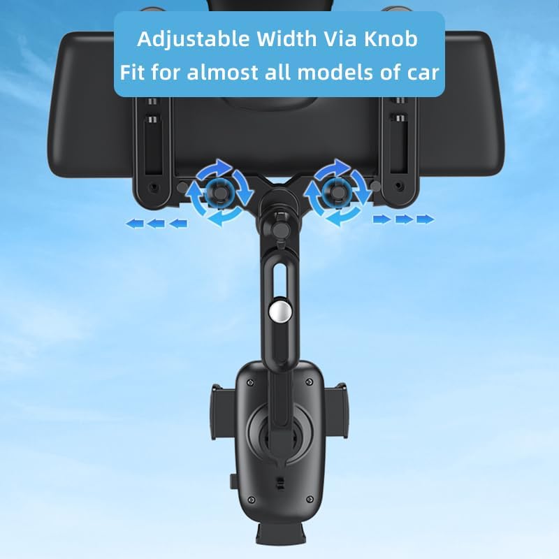 Revolutionize Your Driving Experience with Our Premium Mag Safe Car Mount – Secure Rear View Mirror Phone Holder for i Phone 16/15/14/13/12 Series & All Mag Safe Devices – Effortless Installation, Adjustable Viewing Angles, and Superior Magnetic Grip for Ultimate Safety and Convenience