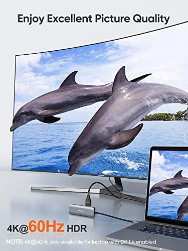 Unlock Ultimate Connectivity with the 7-in-1 USB C Hub 4 K 60 Hz | Cable Creation Multiport Adapter for Seamless 1 Gbps Ethernet, Stunning HDMI Display, Dual USB 3.0 Ports, 100 W PD Charging & SD/TF Card Support – Perfect for Mac Book Pro, i Pad Pro & Steam Deck Users!