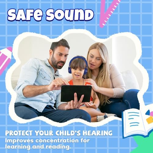 Premium ONTA Kids Headphones – Comfortable Noise-Canceling On-Ear Headset for Young Learners | Durable Wired Earphones Designed for School, Travel, and Home | Perfect Fit for i Pads, Smartphones, and Laptops | Unmatched Sound Quality for Ages 3+