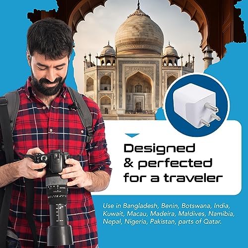 Compact Dual USB Travel Adapter for Effortless Charging in Australia, New Zealand, and China – Essential Type I Plug for Phones, Tablets, and Cameras – Quick Charge Capability with Universal Compatibility for Hassle-Free Global Adventures