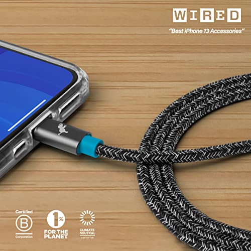 Premium 10 ft USB C to Lightning Cable for Fast Charging – Apple MFi Certified, Ideal for i Phone 14/13/12/11 Pro Max, Compatible with i Pads & Air Pods – Enhanced Durability and High-Speed Performance for Effortless Charging Anywhere