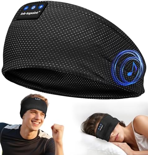 Revolutionary Bluetooth 5.4 Sleep Headphones Headband – Ultra-Thin Wireless Earphones for Uninterrupted Comfort During Sleep, Yoga, Running, and Jogging – Ideal Gift for Active Lifestyles and Relaxation Seekers