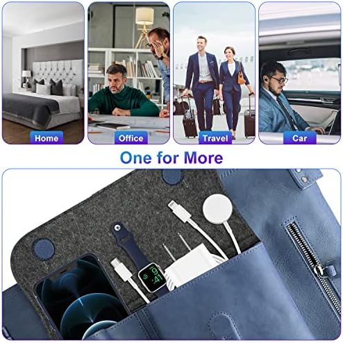 Revolutionary 2-in-1 USB C Charger for Apple Watch & i Phone – 6 FT Magnetic Fast Charging Cable with USB-C Wall Adapter – Compatible with Apple Watch Series 8/7/6/SE/5/4 & i Phone 14/13/12 – Ultimate Convenience & Enhanced Durability for On-the-Go Charging Solutions