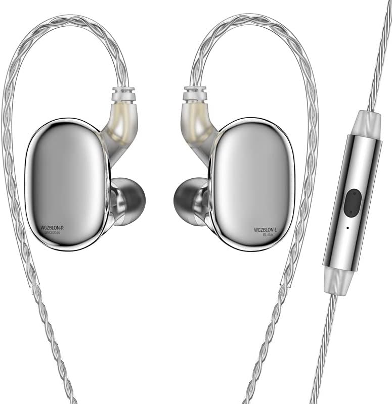 Transform Your Listening Journey with keephifi BLON BL-T3 High Fidelity In-Ear Monitors – Premium 11 mm Copper Clad Diaphragm for Deep Bass and Crystal Clear Vocals, Ergonomically Crafted for All-Day Comfort, Perfectly Suited for Sports, Gaming, and Music Enthusiasts, Enhanced Device Compatibility Featuring Built-in Mic for Effortless Hands-Free Communication – Lightweight Yet Durable Design to Complement Your Active Lifestyle