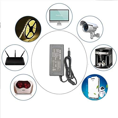 Universal 12 V 5 A Power Supply Adapter – Compact AC to DC Converter for LED Strips, Security Cameras, and More – Reliable Performance with Global Compatibility and Safety Features