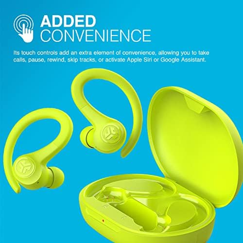 JLab Go Sport+ Wireless Workout Earbuds – Unrivaled 35+ Hour Bluetooth Battery Life, C3 Clear Calling Technology for Distinct Conversations, and Secure Earhook Design for Unyielding Stability During Workouts – Elevate Your Sound Experience with 3 Adjustable EQ Settings and Broad Device Compatibility in Sleek Graphite Finish
