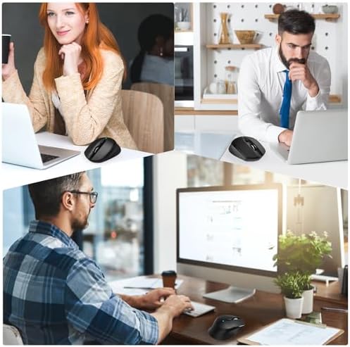 Elevate Your Productivity with the Race GT USB C Wireless Mouse – Ergonomic Design, 2.4 GHz Connectivity, and 6 Customizable Buttons for Mac & PC Users – Precision at Your Fingertips with Adjustable DPI Settings for Seamless Work and Play