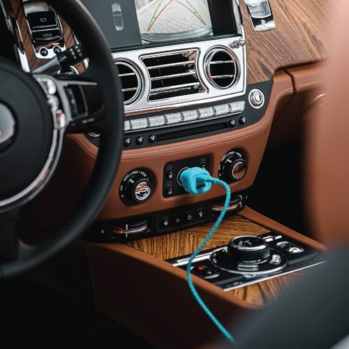 BLACK+DECKER 38 W Dual USB-C Car Charger – Compact Fast Charging Adapter with LED Indicator for i Phone 16/15/14/13/12, Pixel 3/2 XL, i Pad Pro – Advanced Power Delivery & Qualcomm Quick Charge Technology for Optimal Performance on the Go