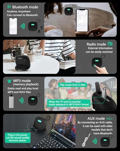 ONES Mus Play 2-in-1 Wireless Speaker and Earbuds: Premium Hi-Res Sound Experience with 24-Hour Speaker & 60-Hour Earbud Battery Life, Versatile Bluetooth/AUX/MP3 Connectivity, Dual Game & Music Modes for Enhanced Audio Engagement, Compact Design for Ultimate Portability