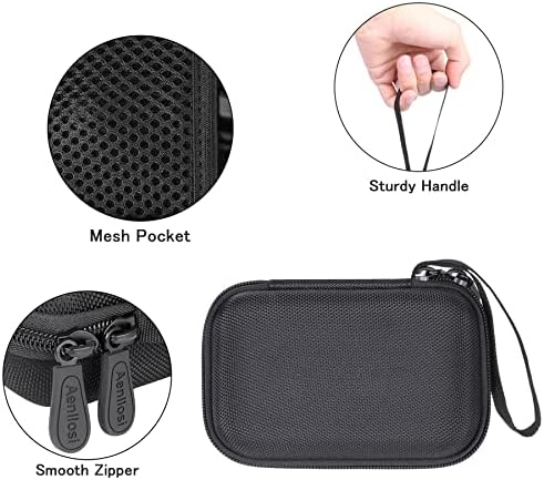 Aenllosi Premium Hard Shell Case for UCOMX Nano 3-in-1 Wireless Charger – Ultimate Protection & Portability for Travel Enthusiasts – Shockproof Design with Soft Lining for Scratch Resistance – Secure Zipper Closure for Everyday Use