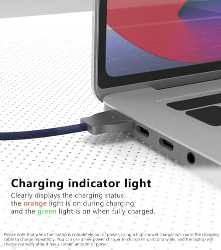 Elevate Your Charging Experience with the 6.6 FT USB C to Magnetic 3 Charging Cable – Perfectly Compatible with Mag Safe 3 & Mac Book Models (2021-2024) – Midnight Black, Fast Charging & Durable Design for Effortless Connectivity and Enhanced Port Protection