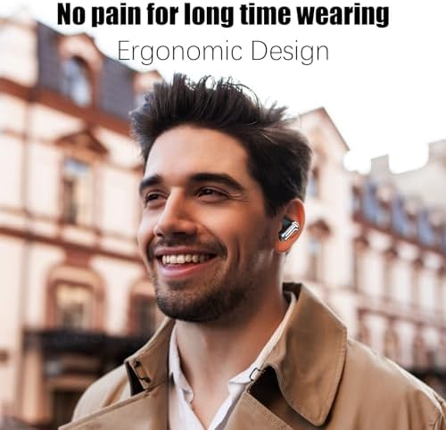 Elevate Your Audio Experience with Premium Bluetooth Wireless Earbuds for Samsung S25 Ultra, S24, S23, S22, S21 & i Phone 16 Series – Unmatched Hi-Fi Stereo Sound, Advanced Noise Cancellation, Touch Control, 40-Hour Playtime, and Crystal-Clear Call Microphone for Ultimate Listening Flexibility