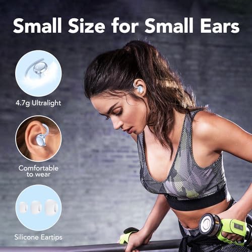 Unleash Your Sound with KT1 Bluetooth Earbuds: 120 Hours of Playtime, IPX7 Waterproof, Deep Bass 2.0 for Ultimate Sports Performance, Secure Earhooks for Active Lifestyles, Smart Digital Display for Battery Monitoring, Enhanced Device Compatibility – Perfect for Running, Gym Workouts, and Everyday Use