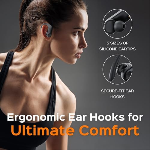 TREBLAB X3 Pro True Wireless Earbuds – Ultimate Workout Companion with Bluetooth 5.3, Exceptional Bass, and Noise Isolation, 145 Hours Playtime, IPX5 Waterproof & Sweatproof Design, Dual Mics for Crystal-Clear Calls, Perfect for Active Lifestyles