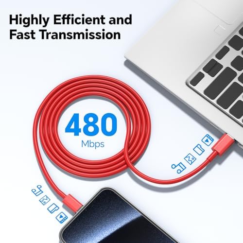 20 W Dual USB-C Fast Charger Block for i Phone 15/16 Series – Includes Two 10 FT USB-C Charging Cables, Perfect for Pro Max, Plus, Pro, i Pad Pro/Air – Compact, High-Speed Charging Solution (2 Pack, Black)