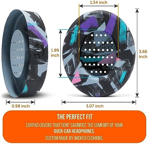 Upgrade Your Beats: WC Sweat Z Studio Earpad Covers for Studio 2 & 3 | Revolutionary Sweatproof Design, Effortlessly Washable, Perfect Fit | Unmatched Protection for Headphones & Enhanced Comfort