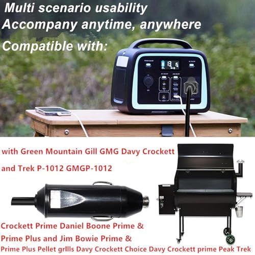 Maximize Your Grilling Potential with the Lightweight 12 V Power Supply Cord for Green Mountain Grills – Essential Davy Crockett Adapter for Uninterrupted Cooking Performance – Durable, Portable, and Easy-to-Use Accessory for Effortless Outdoor Culinary Experiences