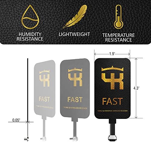 Transform Your i Phone Charging Routine with the 2000 m Ah Qi Wireless Receiver – Fast, Efficient, and Tangle-Free Charging Solution for i Phone 6, 7 & 7 Plus, Unleash Seamless Power with Enhanced Compatibility and Sleek Design for Modern Convenience