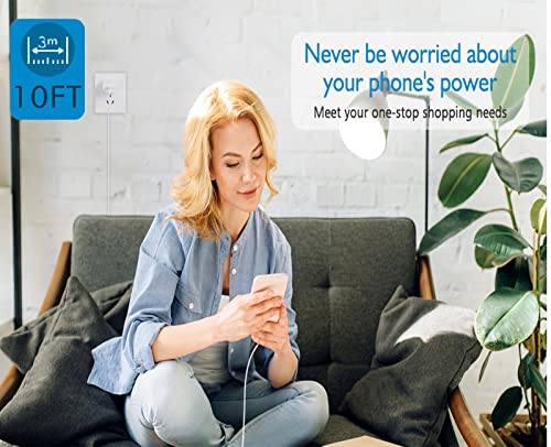 Rapid Charge Lightning Cable & 20 W USB-C Block for i Phone 14/13/12/11 – 3 FT Long Durable Fast Charger for i Pad and i Phone Models – Sleek Black Design for Enhanced Performance and Compatibility