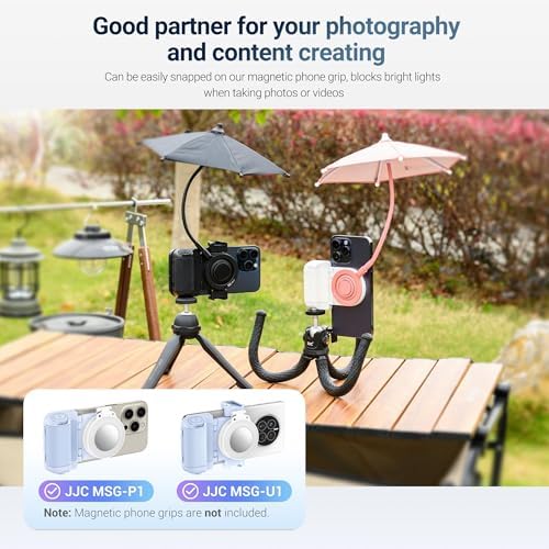 Magnetic Cell Phone Umbrella for Sun,Universal Cute Phone Sunshade Shield Cover with 360°Adjustable & Rotatable Phone Ring,Outdoor Anti-reflective Phone Sun Visor for Magsafe Cell Phone/Android/Kindle – Enhanced Compatibility and Speed