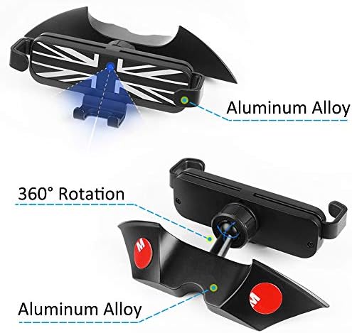 Upgrade Your Mini Cooper with the Hesanzol Premium Cell Phone Holder – Tailored for F-Series Models (S, JCW, One F54, F55, F56, F57, F60) – Seamless Central Control Screen Integration for Enhanced Navigation and Safety