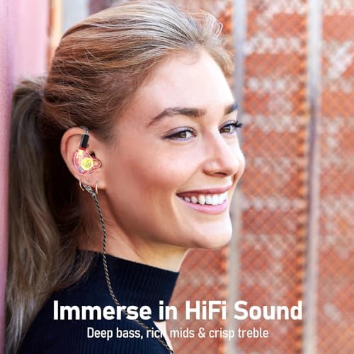 Unleash Exceptional Sound Quality with Vibes 202 MC USB-C Wired Earbuds: Premium Hi-Fi Audio, Advanced Noise Isolation, Ergonomic Comfort for i Phone 15/16 – Built-In Microphone for Effortless Communication & Durable Silver-Plated Cable – Includes Portable Case for On-the-Go Convenience
