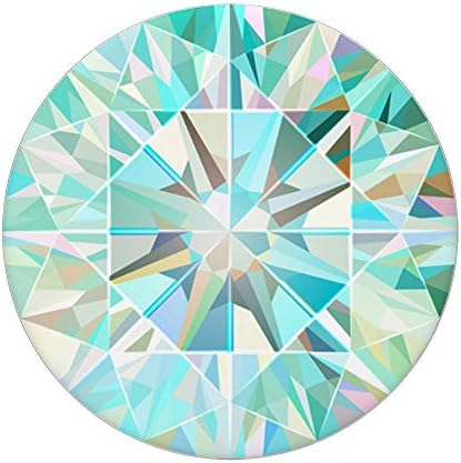 Sparkling Green & Blue Diamond PACJ0618 PopSockets PopGrip: Swappable Grip for Phones & Tablets – Enhanced Compatibility and Speed