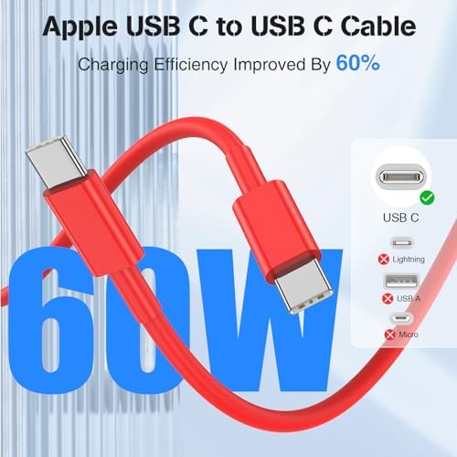 High-Power USB C Car Charger for i Phone 16 & 15 Series – 40 W Dual Port Fast Charging Adapter with 3 FT USB-C to C & A to C Cables – Versatile Compatibility for i Pad, Samsung, and More – Compact Design for On-the-Go Convenience and Enhanced Safety Features