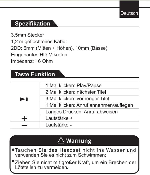 Premium Dual Driver Wired Earphones with Inline Microphone – 3.5 mm Jack, Enhanced Extra Bass, 1.2 m Durable Braided Cable, Ergonomic Hook Design for Secure Fit, Ideal for Music, Gaming & Calls – Black