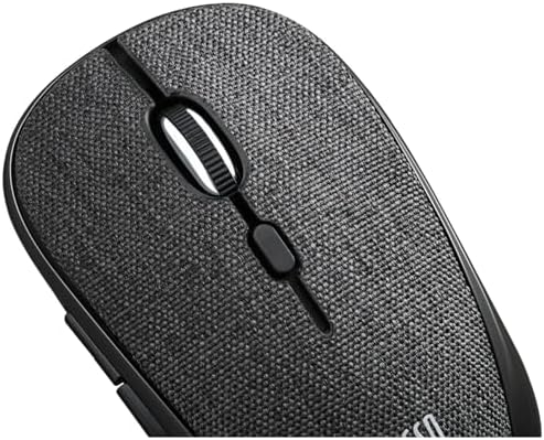 Sleek i Mouse S80 2.4 GHz Mini Optical Mouse – Stylish Fabric Finish with 5 Customizable Buttons for Ultimate Comfort and Performance in Any Workspace