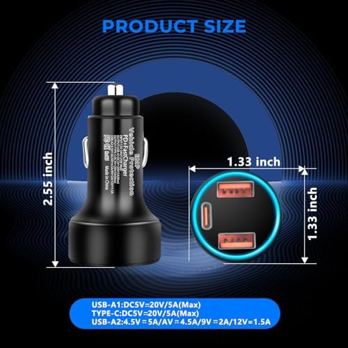 Ultimate EMP Vehicle Protection System with Extra USB Charging Ports – Safeguard Against Lightning, Solar Flares, and Power Surges for 12-Volt DC Cars and Trucks, Ensuring Reliable Electronics Safety and Enhanced Device Compatibility