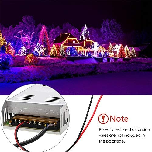 Aclorol 5 V 70 A Universal Power Supply – 350 W High-Efficiency AC to DC Transformer for LED Strips, CCTV Cameras, and Security Systems – Versatile Power Adapter with Rapid Switching Technology and Enhanced Compatibility for Optimal Device Performance
