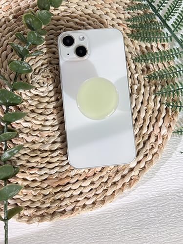 Stylish Handmade Resin Phone Grip Stand – Collapsible Cell Phone Holder for Enhanced Usability and Comfort – Chic Transparent Base for Smartphones & Kindles – Cute, Portable Accessory Ideal for On-the-Go Hands-Free Viewing