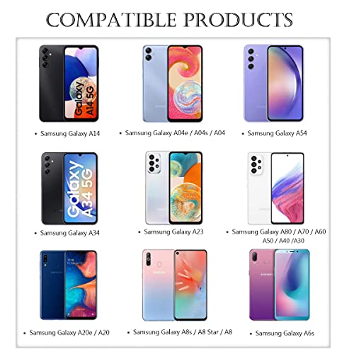 5 FT USB-C Charger Cable for Samsung Galaxy A Series – Fast Charging Adapter for Galaxy A14, A23, A54, A70, A80 & More – Durable, Reinforced Design for Enhanced Reliability and Performance – Ideal for Home, Office, and Travel
