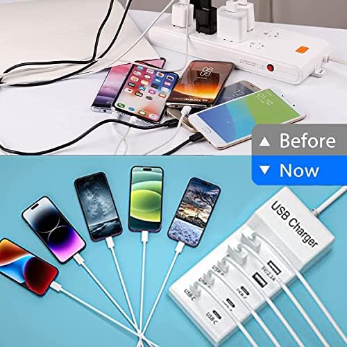 Ultra-Fast 140 W Ga N USB-C Power Hub – Smart 4-Port Charging Station for Laptops, i Phone 15/16, Mac Book Pro/Air, Galaxy S23/S24, and Dell – Sleek, Efficient Design for Home and Office Use